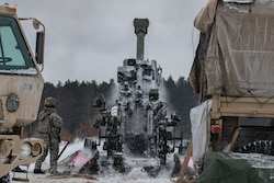 Field Artillery in the snow [Image 6 of 9]